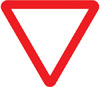 Junction ahead controlled by a STOP or GIVE WAY sign