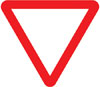Junction ahead controlled by a STOP or GIVE WAY sign