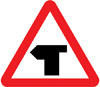 T-junction ahead (left)