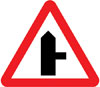 Side road ahead (right)