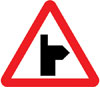 Side road ahead (right)
