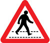 Zebra crossing ahead