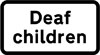 Deaf children likely to cross road ahead