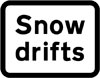 Snowdrifts ahead