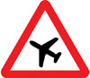 Low flying aircraft or sudden aircraft noise likely ahead